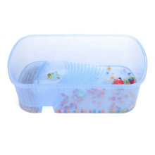 Wholesale Plastic Clear Portable Turtle Tank for Reptile Terrace Tortoise